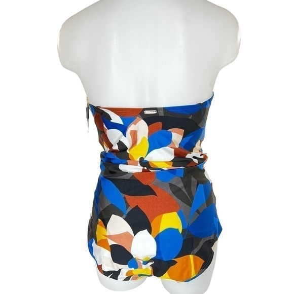 Calvin Klein Nectar Stain Glass One Piece Swimsuit - Picture 3 of 11